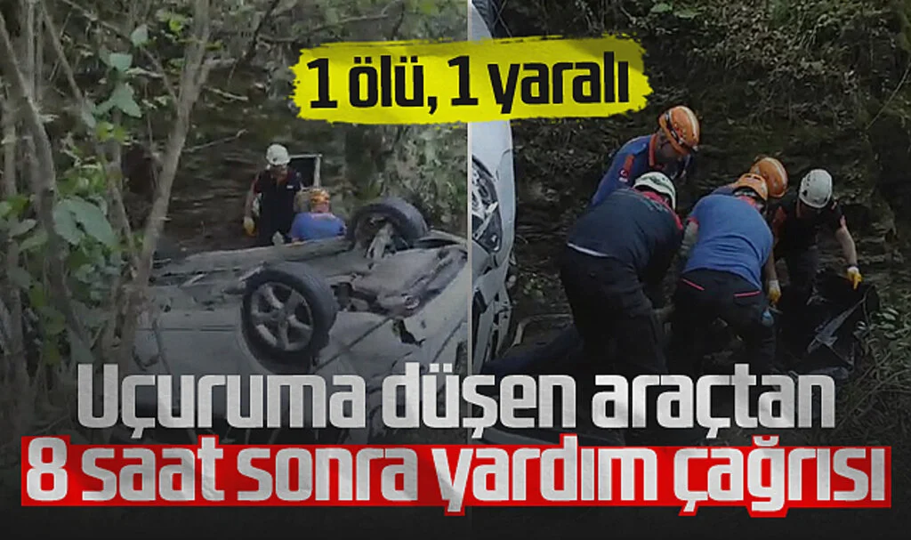 Samsun'da Feci Kaza! Uçuruma Düşen Araçta 1 Ölü, 1 Yaralı