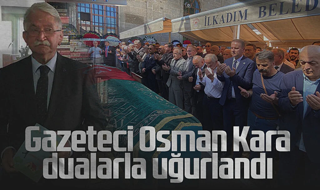 Samsun'da Gazeteci Osman Kara Dualarla Uğurlandı