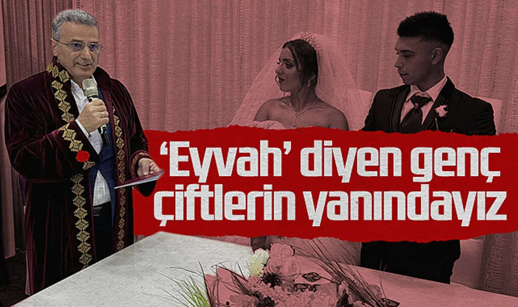 İlkadım Belediye Başkanı İhsan Kurnaz: 'Eyvah' diyen genç çiftlerin yanındayız