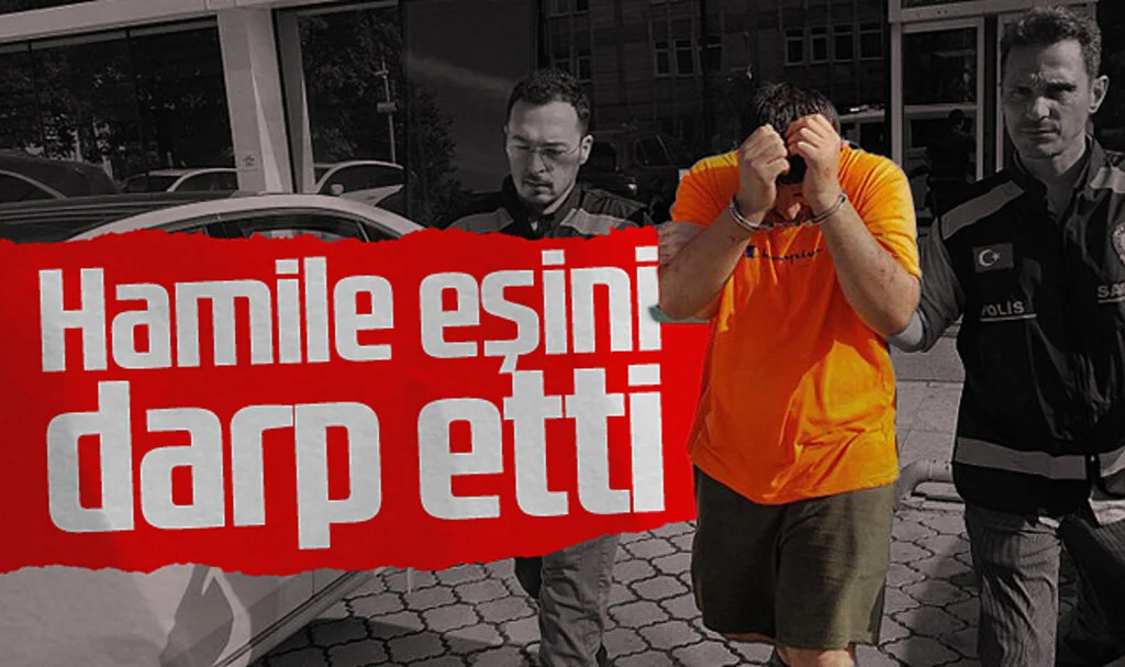 Samsun'da Hamile Eşini Darp Eden Koca Tutuklandı