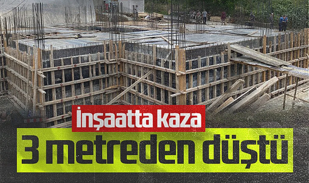 Samsun'da İnşaattan Düşen İşçi Yaralandı