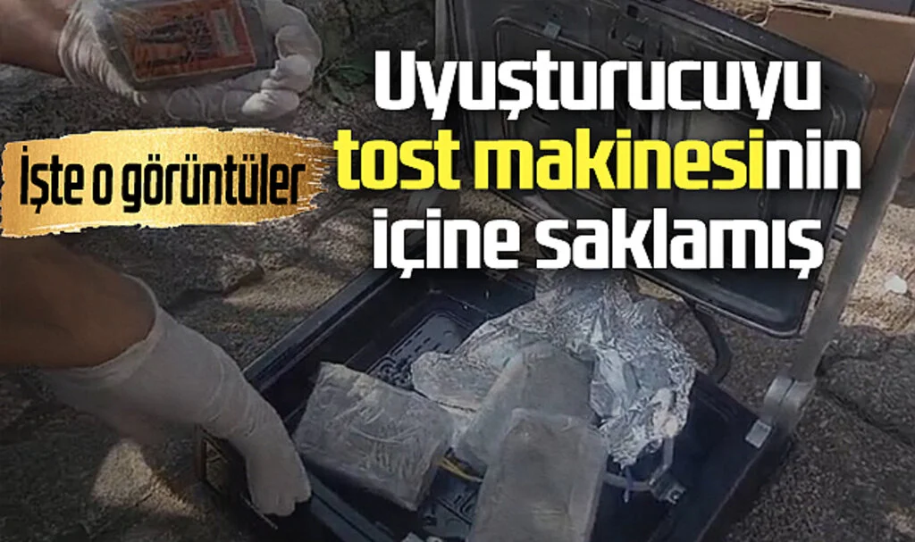 Samsun'da Tost Makinesi İçine Gizlenmiş 2 Kilo Esrar Ele Geçirildi