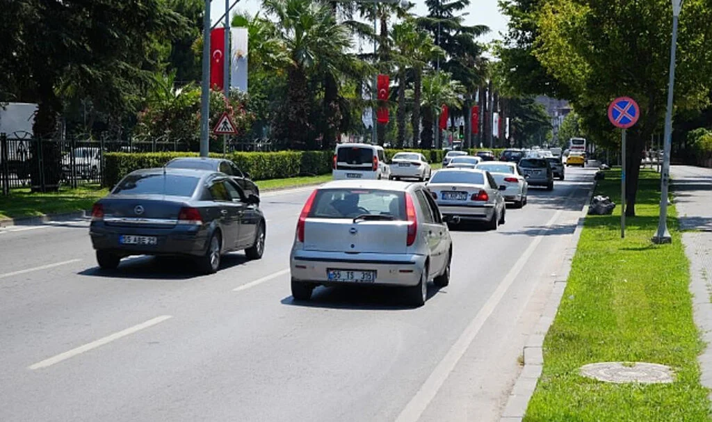 Samsun'da Trafiğe Kayıtlı Araç Sayısı 482 Bini Aştı