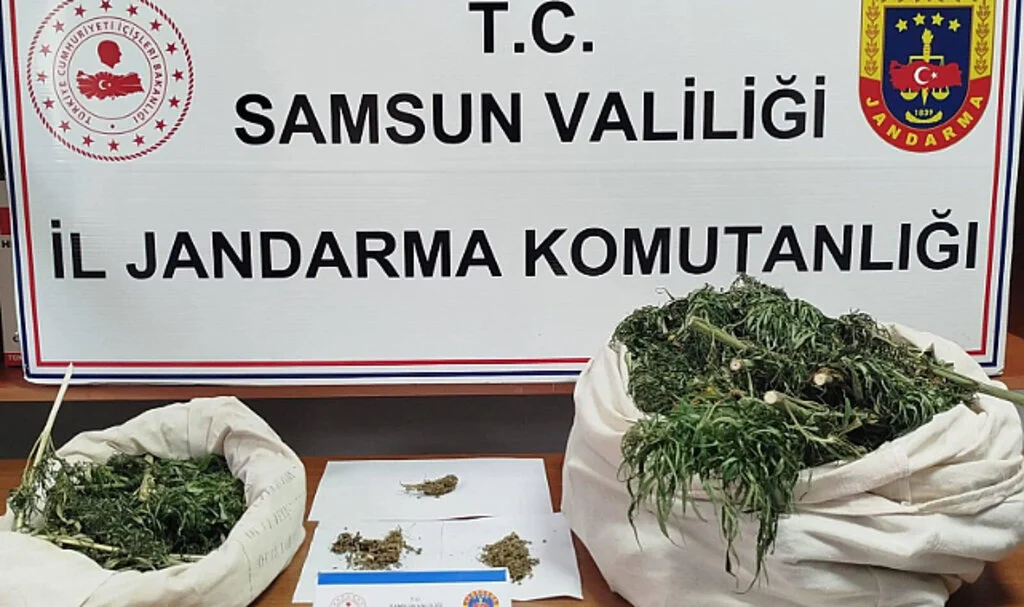 Samsun'da Uyuşturucu Operasyonu: 10 Kilo Esrar Ele Geçirildi