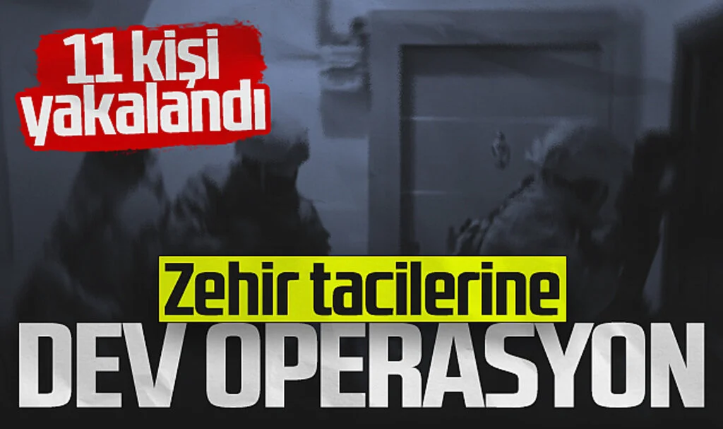 Samsun'da Zehir Tacilerine Dev Operasyon! 11 Kişi Yakalandı...