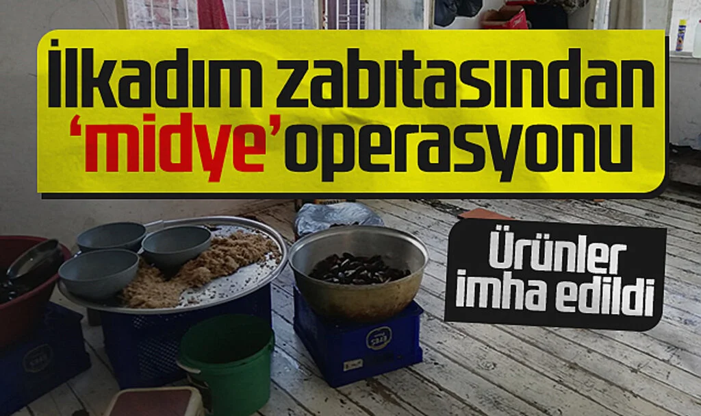 Samsun İlkadım'da Midye Operasyonu