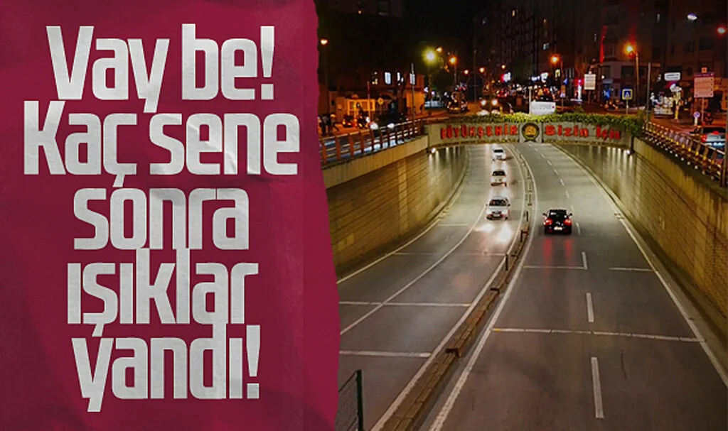 Samsun Kilise Kavşağı'ndaki Aydınlatma Sorunu Yıllar Sonra Çözüldü