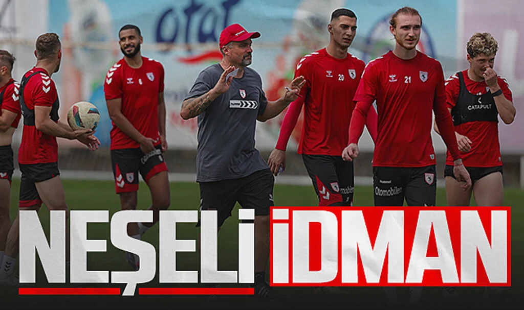 Samsunspor’da Neşeli Antrenman