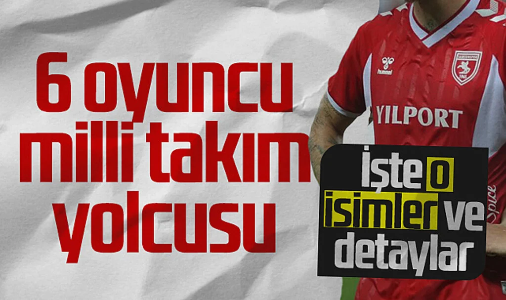 Samsunspor'dan 6 Oyuncu Milli Takım Yolcusu! İşte O İsimler...