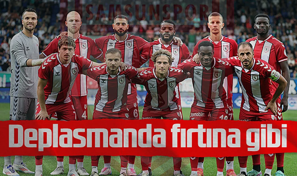 Samsunspor Deplasmanda Fırtına Gibi Esiyor