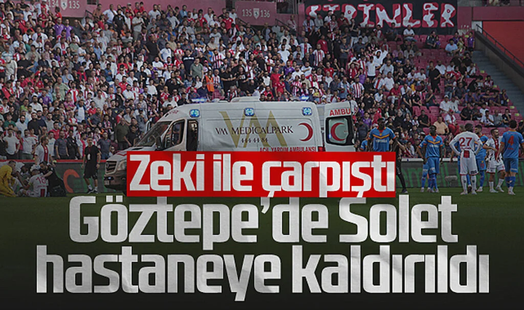 Samsunspor-Göztepe Maçında Solet Hastaneye Kaldırıldı