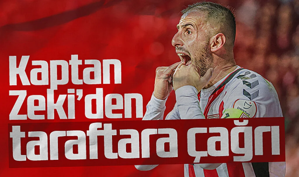 Samsunspor Kaptanı Zeki Yavru'dan Taraftara Çağrı