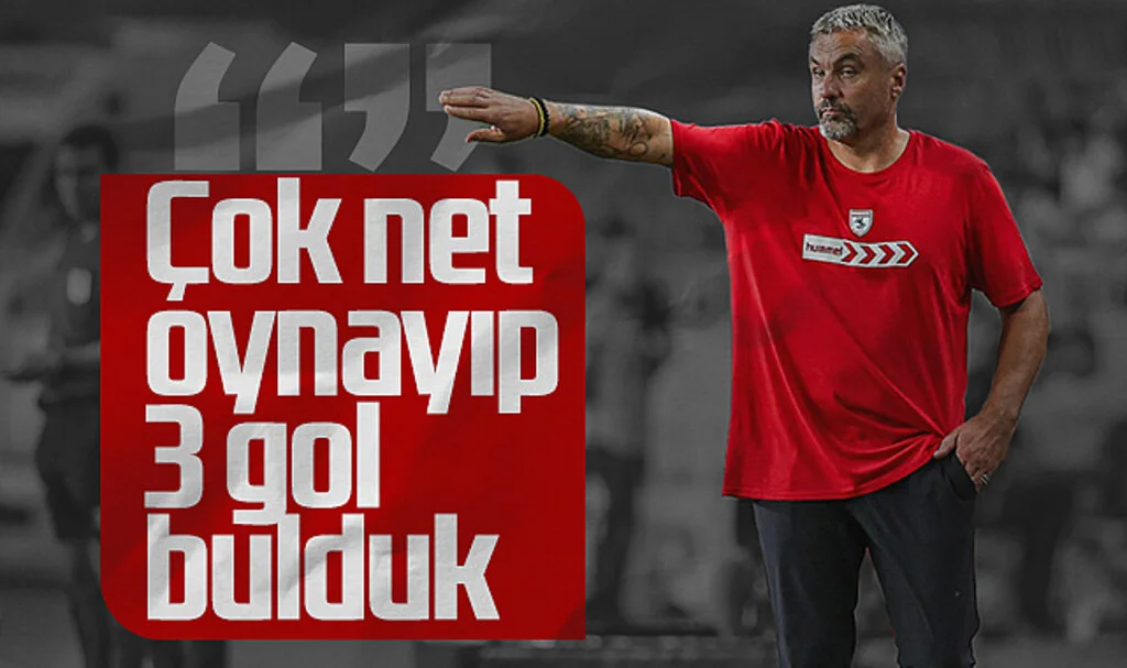 Samsunspor Teknik Direktörü Thomas Reis: Çok Net Oynayıp 3 Gol Bulduk