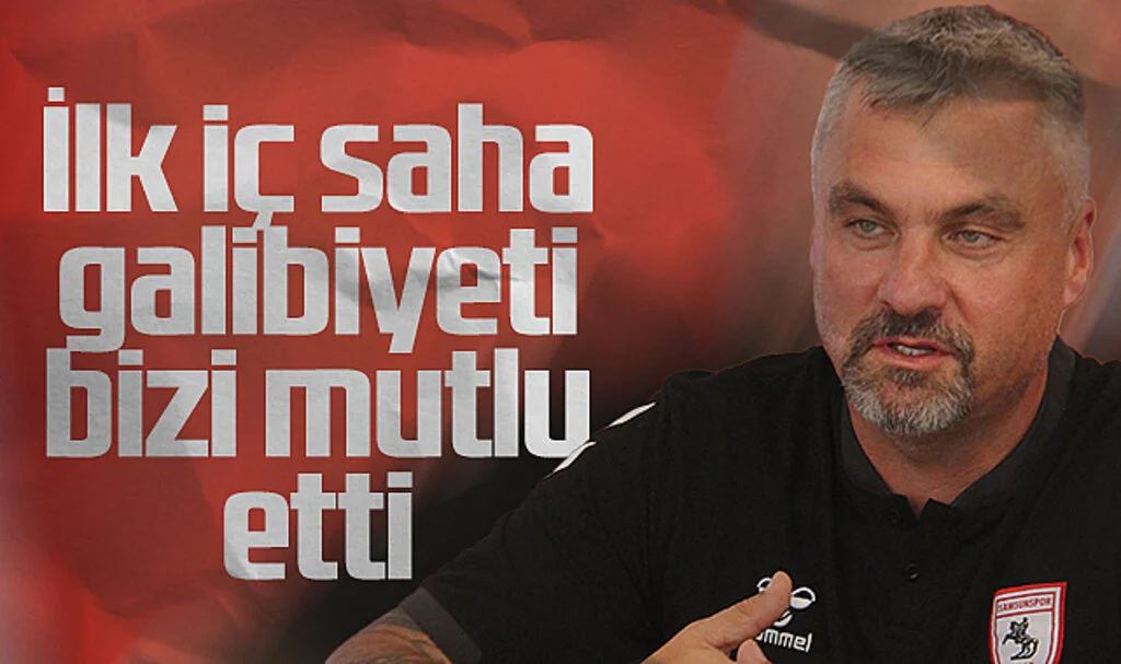Samsunspor Teknik Direktörü Thomas Reis: İlk İç Saha Galibiyeti Bizi Mutlu Etti