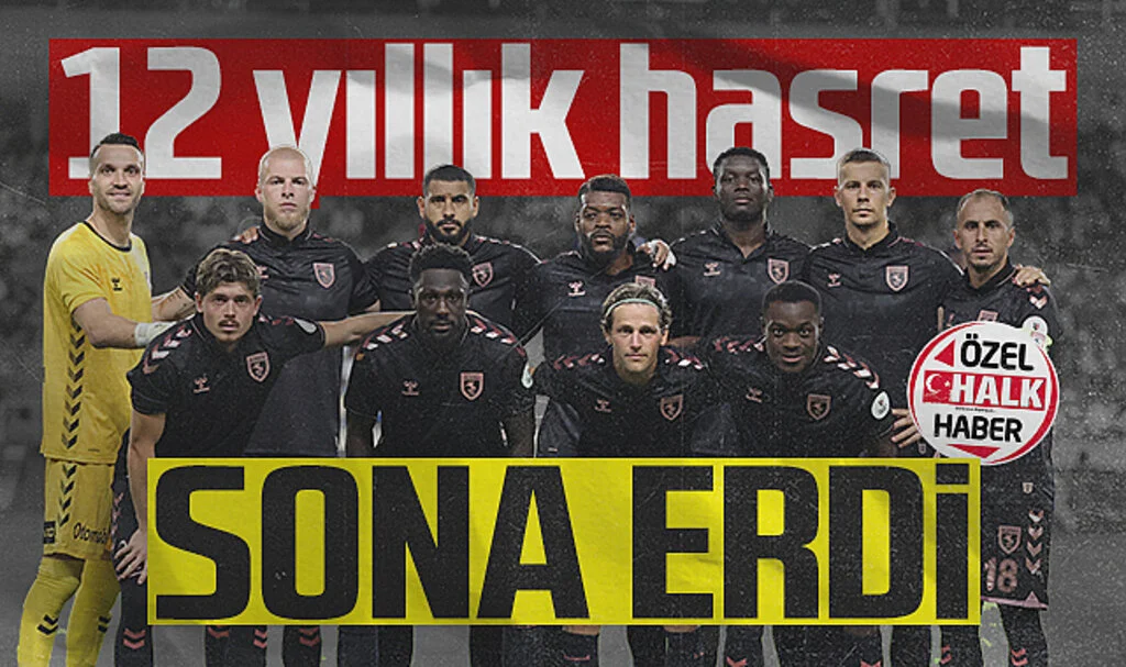 Samsunspor'un 12 Yıllık Hasreti Sona Erdi