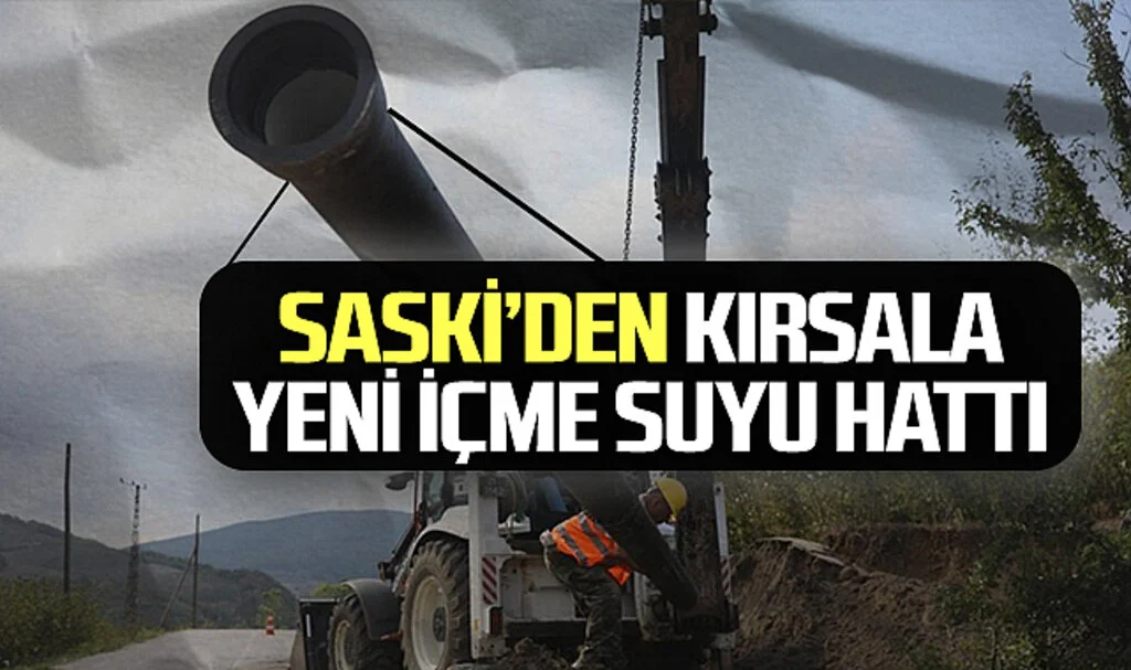 SASKİ, Kırsal Mahallelere 16 Bin Metrelik Yeni İçme Suyu Hattı Döşüyor