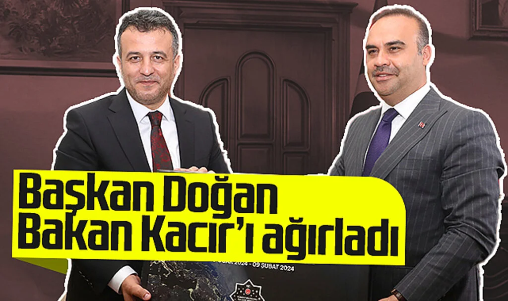 SBB Başkanı Halit Doğan, Sanayi Bakanı Fatih Kacır'ı Ağırladı