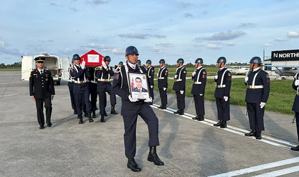 Şehit Jandarma Astsubay Çavuş Mehmet Fatih Çangır’ın Cenazesi Samsun’a Getirildi
