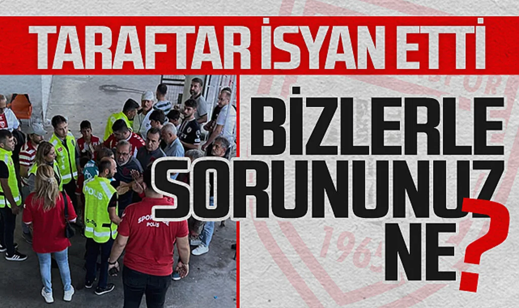 Taraftar isyan etti Bizlerle sorununuz ne?