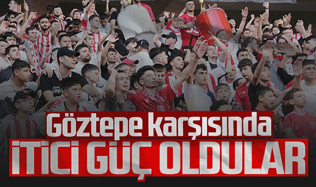 Taraftarlar, Göztepe Maçında Samsunspor’a İtici Güç Oldu!