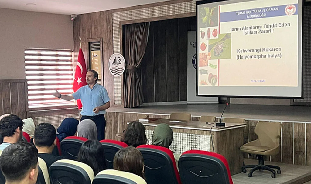 Terme'de Kahverengi Kokarca ile Mücadele Toplantısı Yapıldı