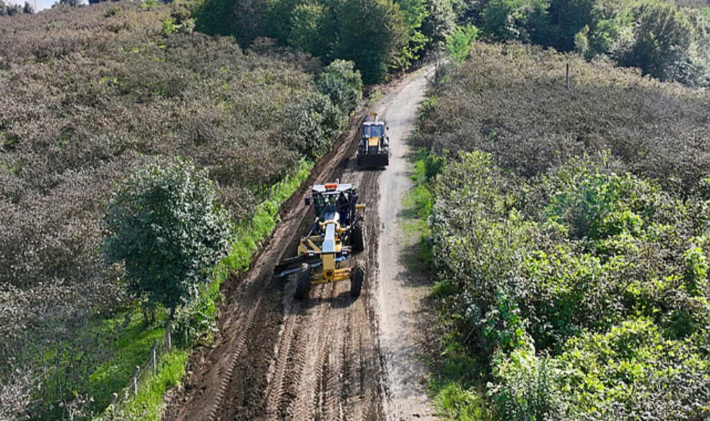 Terme'de Oğuzlu-Kocamanbaşı Yolu Asfalta Hazırlanıyor