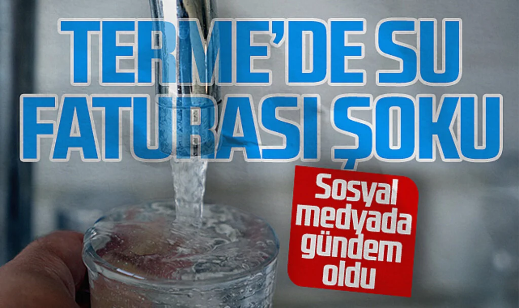 Terme'de su faturası şoku 