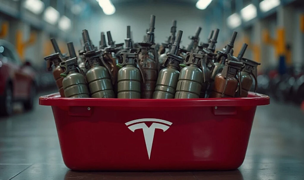 Tesla Fabrikası Yakınında 1578 Parça Mühimmat Bulundu