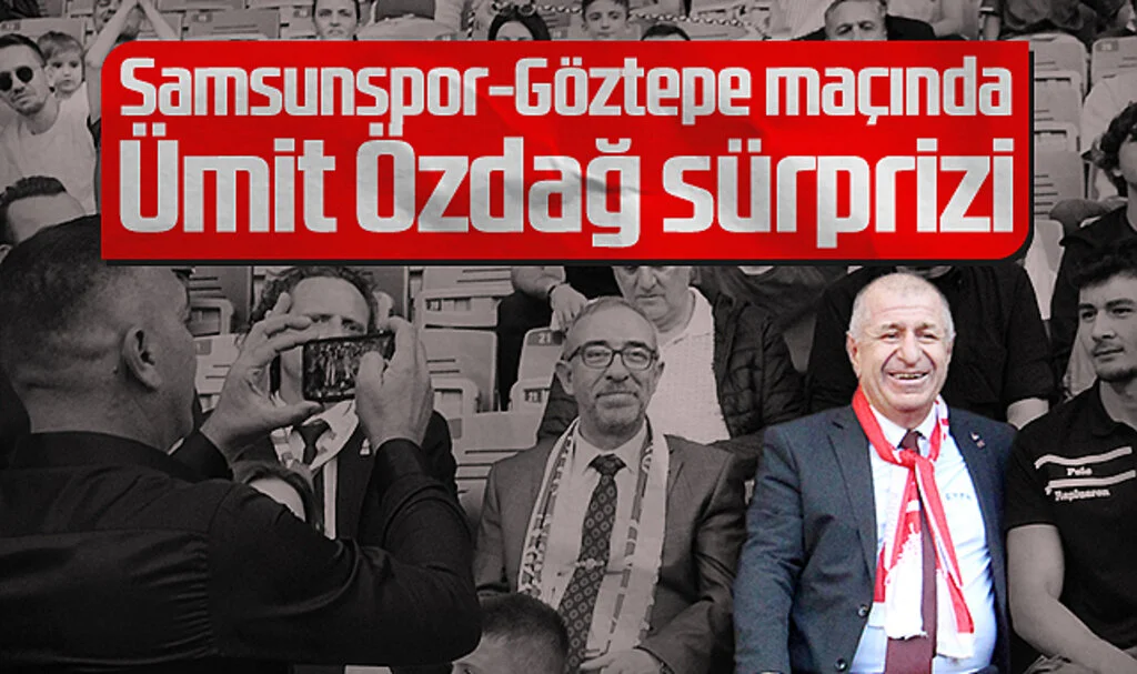 Zafer Partisi Lideri Ümit Özdağ, Samsunspor-Göztepe Maçını Tribünden Takip Etti