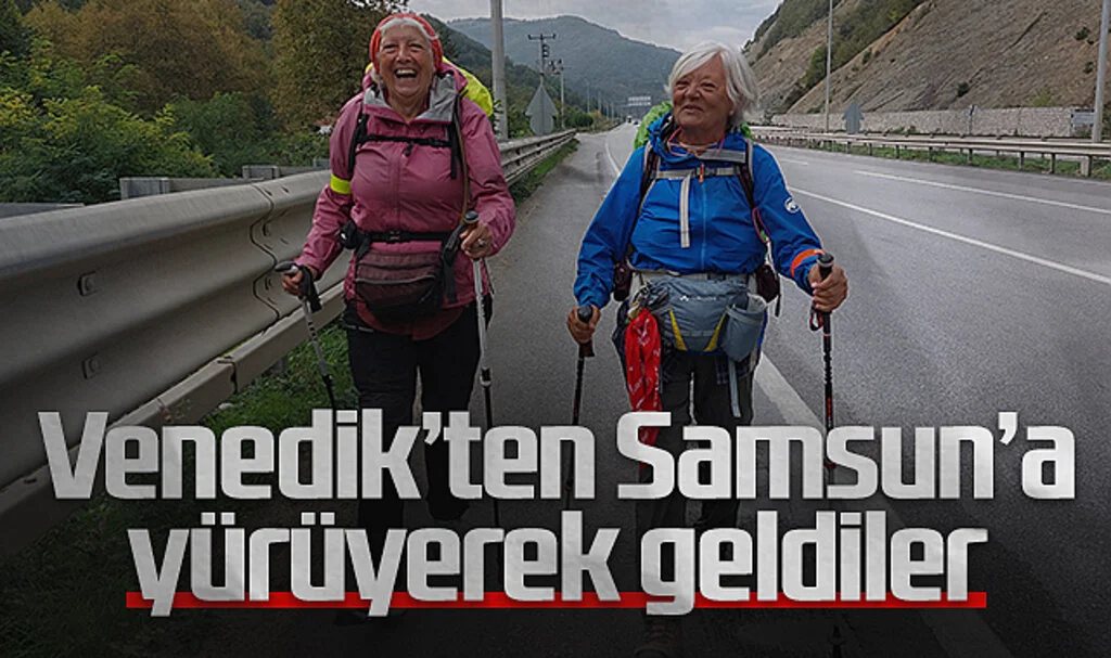73 ve 79 Yaşındaki İtalyan Yazarların İpekyolu Macerası Samsun’a Ulaştı