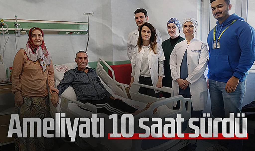 Aort yırtığı 10 saat süren hibrit ameliyatla tedavi edildi 
