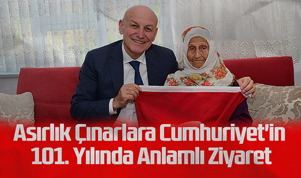 Asırlık Çınarlara Cumhuriyet'in 101. Yılında Anlamlı Ziyaret