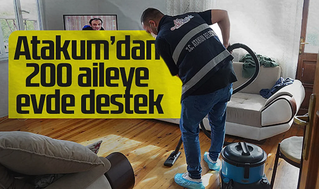 Atakum Belediyesi’nden 200 Aileye Evde Destek Hizmeti