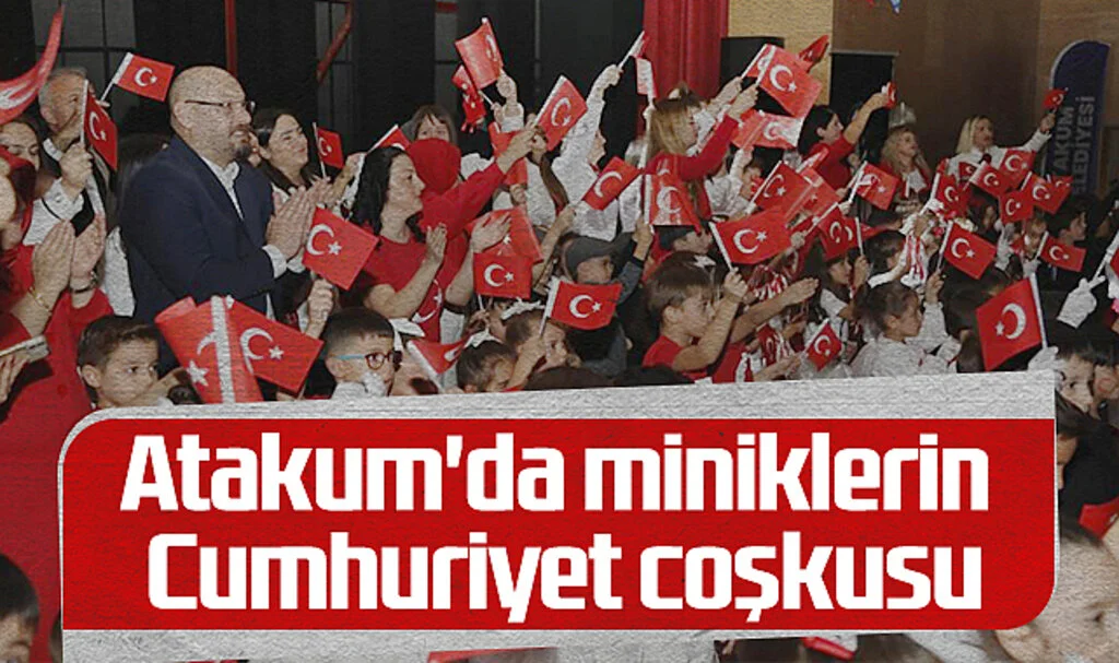 Atakum'da Miniklerin Cumhuriyet Coşkusu