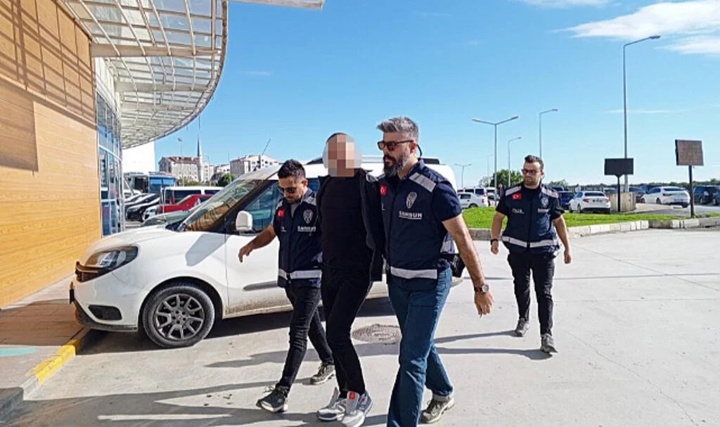 Bafra'da 25 Yıl Cezası Olan Zanlı Yakalandı