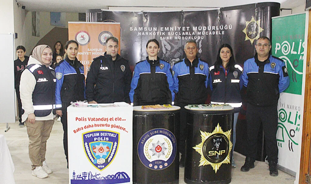 Bafra'da "En İyi Narkotik Polisi Anne" Projesi Tanıtıldı