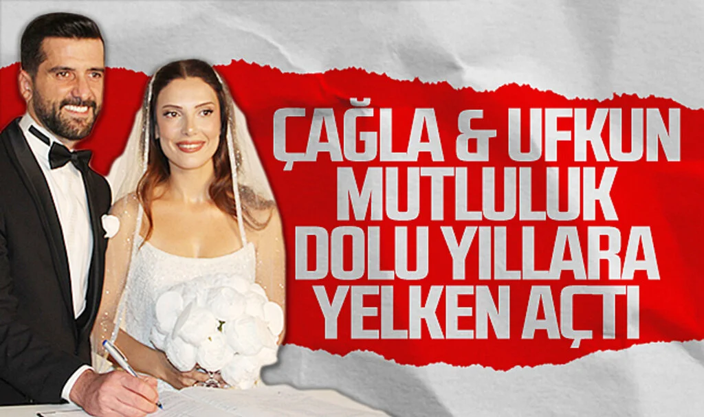 Çağla ve Ufkun Mutluluk Dolu Yıllara Yelken Açtı
