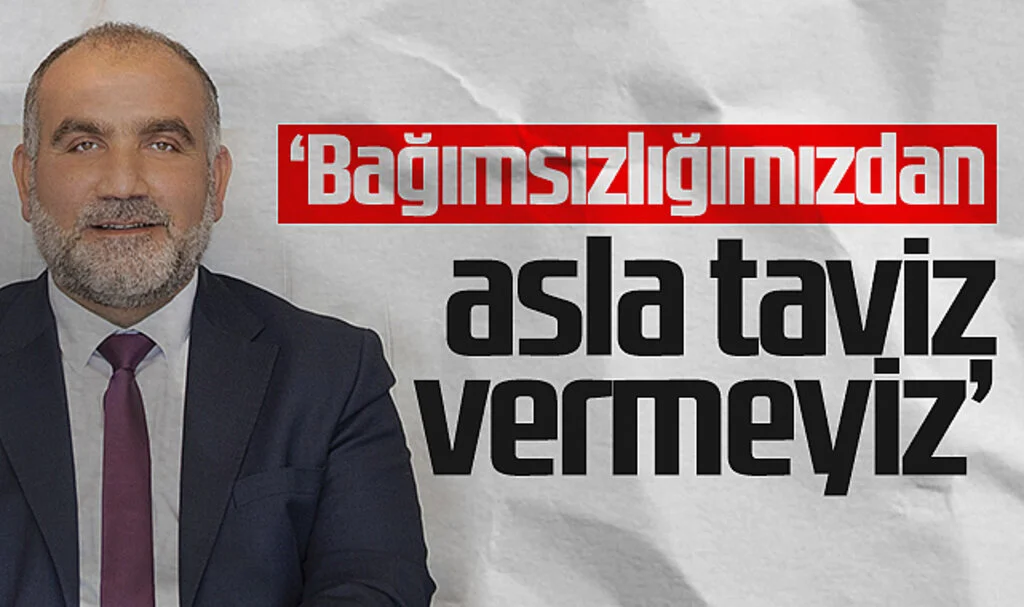Canik Belediye Başkanı İbrahim Sandıkçı: Bağımsızlığımızdan  asla taviz vermeyiz