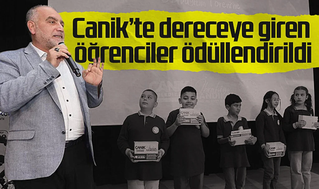 Canik Belediye Başkanı İbrahim Sandıkçı'dan Başarılı Öğrencilere Ödül