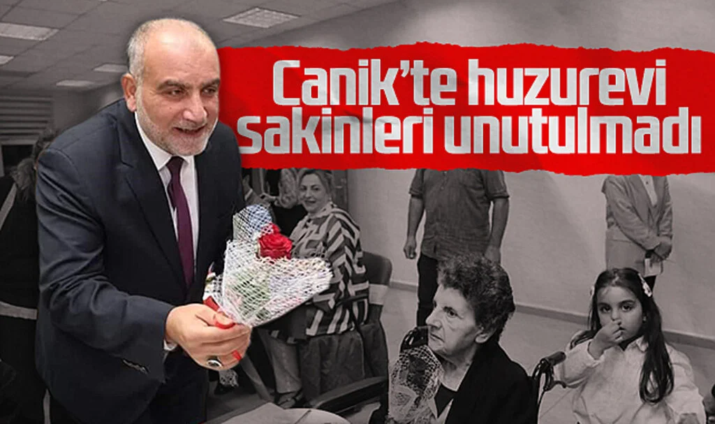 Canik'te Dünya Yaşlılar Günü'nde Huzurevi Sakinlerine Ziyaret