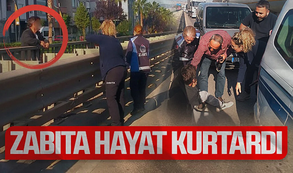 Canik Zabıta Ekipleri İntiharı Son Anda Önledi