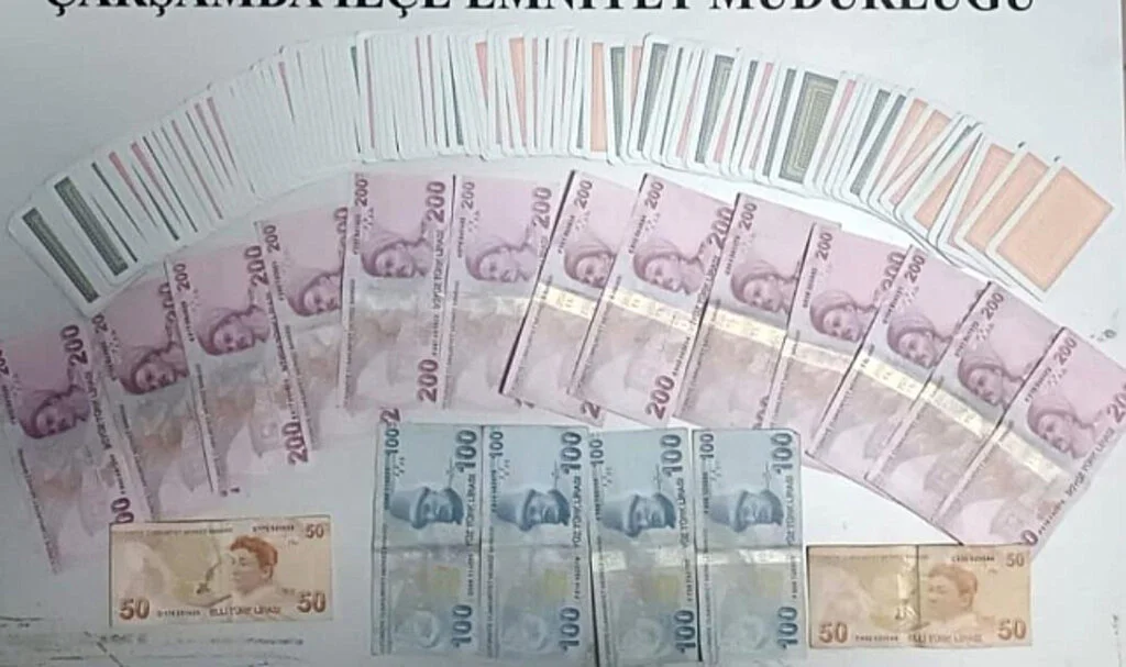 Çarşamba’da Kıraathaneye Kumar Baskını!