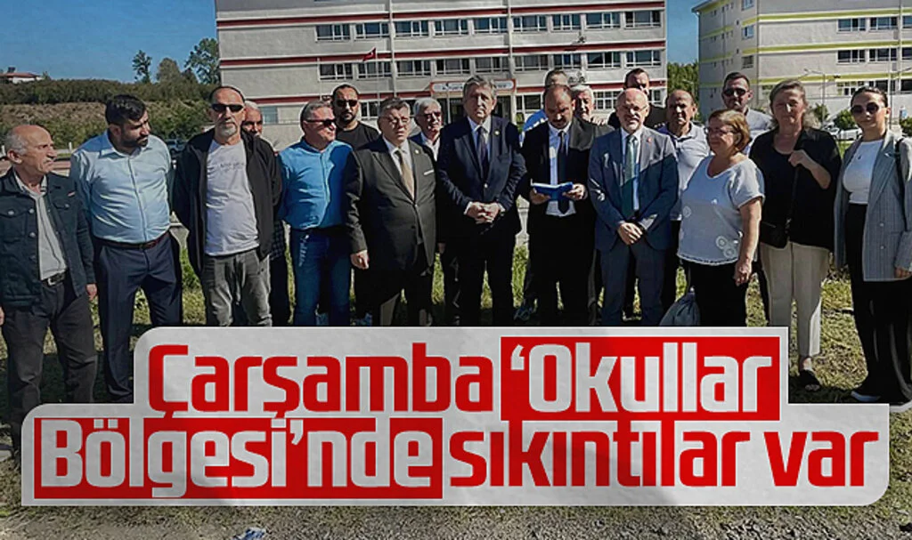 Çarşamba 'Okullar Bölgesi'nde sıkıntılar var 