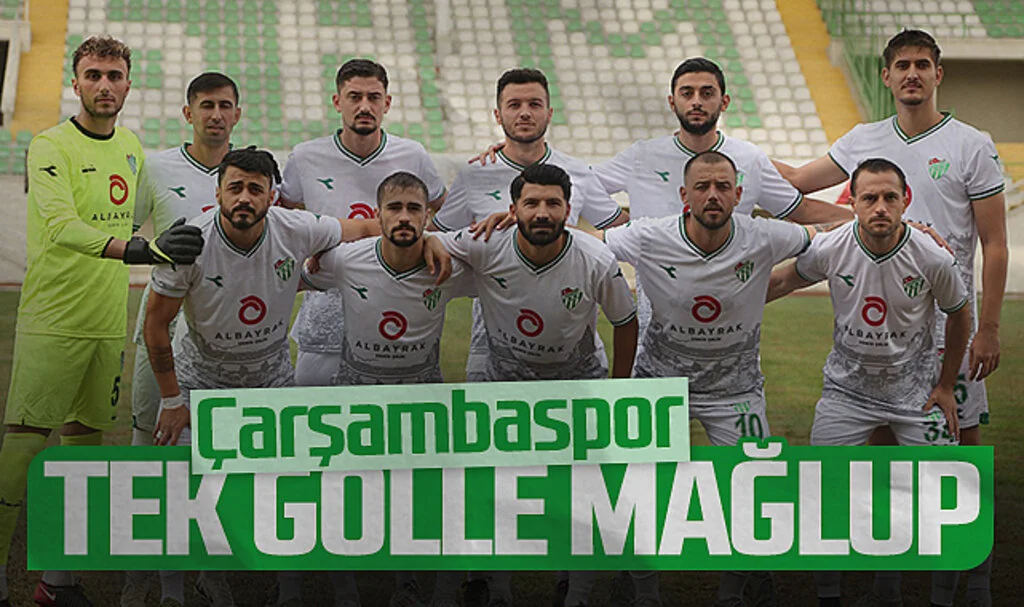 Çarşambaspor, Sorgun Belediyespor'a Tek Golle Mağlup Oldu