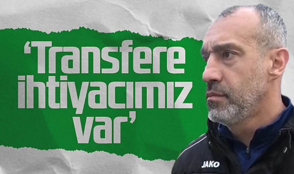Çarşambaspor Teknik Direktörü Kenan Yelek: Transfere ihtiyacımız var