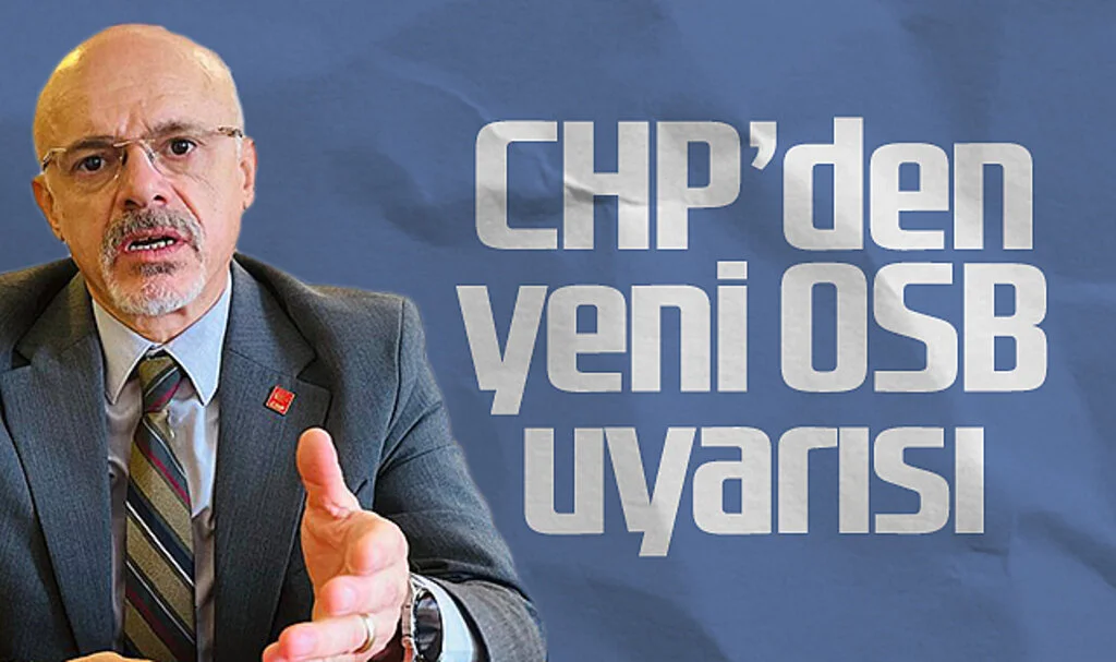 CHP Samsun İl Başkanı Mehmet Özdağ'dan Yeni OSB Uyarısı