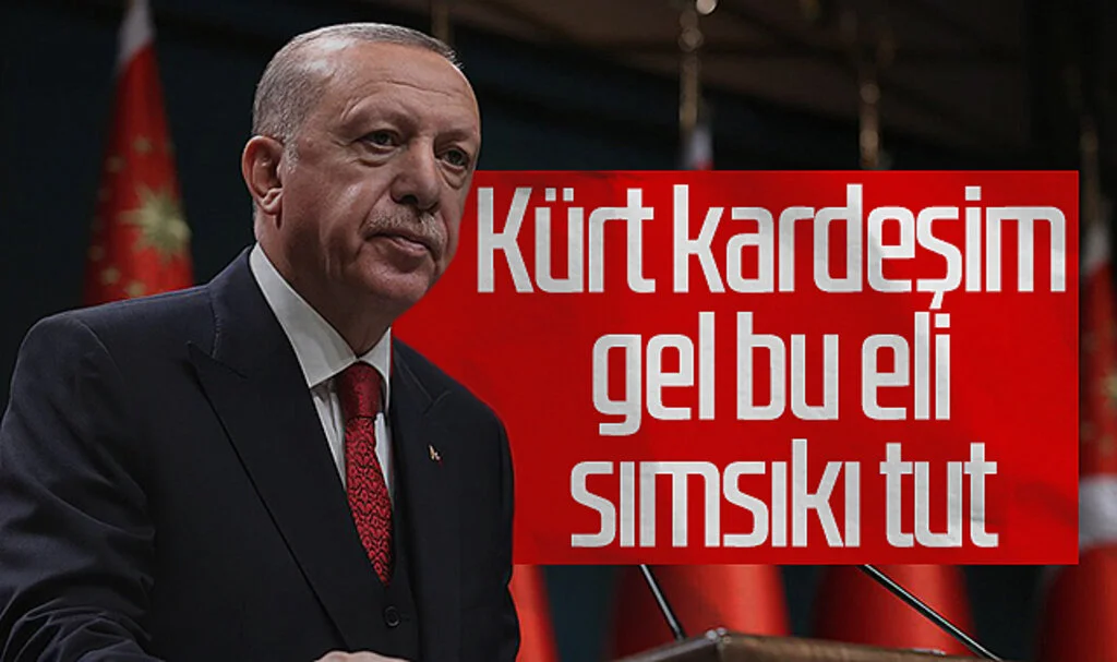 Cumhurbaşkanı Erdoğan: Kürt kardeşim gel bu eli sımsıkı tut