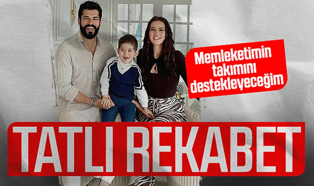 Fahriye Evcen ve Burak Özçivit Arasında Tatlı Samsunspor-Fenerbahçe Rekabeti