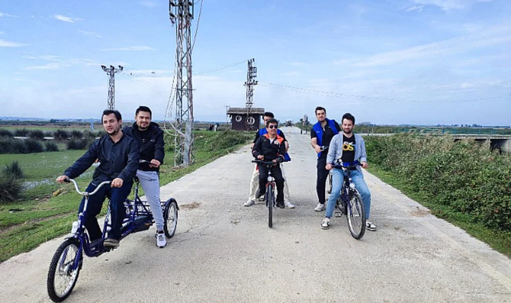 Görme Engelliler Kızılırmak Kuş Cenneti'nde Pedal Çevirdi