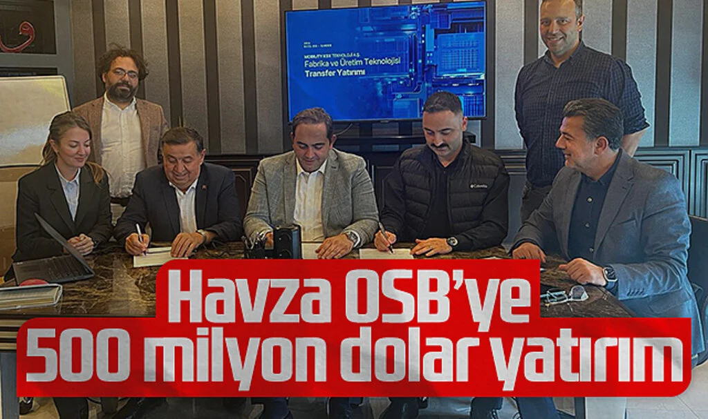 Havza'ya 500 Milyon Dolarlık Lastik Fabrikası Yatırımı
